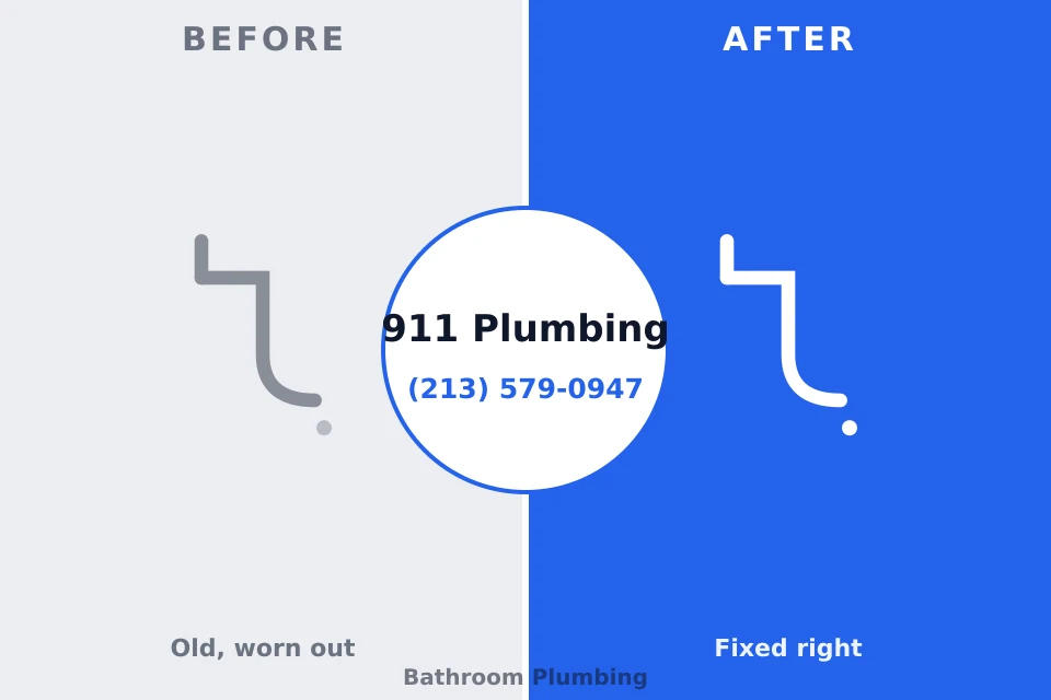 Before and after: plumbing repair Dawsonville, GA